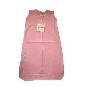 HAPIU Pink Baby Wearable Blanket Sleep Sack 6-12 Months Sleeveless Zipper Front
